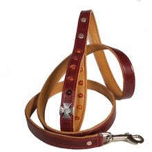 Load image into Gallery viewer, Little Way Leather Dog Leash for praying the Rosary