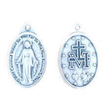 Load image into Gallery viewer, St. Dominic Leather Dog Collar - with holy medal