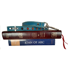 Load image into Gallery viewer, Our Lady of Guadalupe Leather Dog Leash with Rosary for Small Dogs