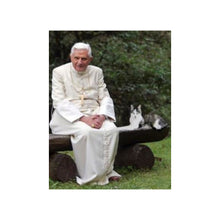 Load image into Gallery viewer, St Gertrude Leather Cat Collar with Holy Medal