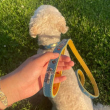 Load image into Gallery viewer, Our Lady of Guadalupe Leather Dog Leash with Rosary for Small Dogs