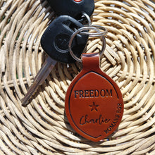 Load image into Gallery viewer, Heroic Virtue handcrafted leather key chains