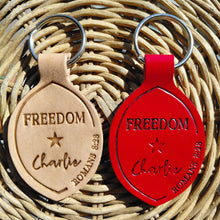 Load image into Gallery viewer, Heroic Virtue handcrafted leather key chains