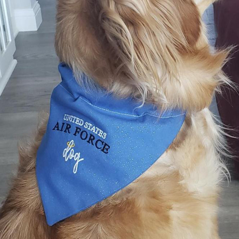 United State Air Force dog bandana