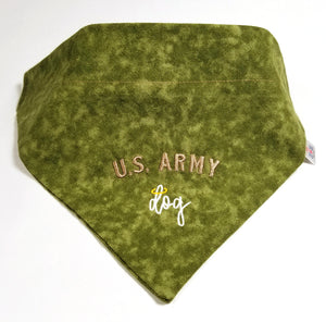 United States Army dog bandana