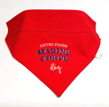 Load image into Gallery viewer, United States Marine Corps dog bandana
